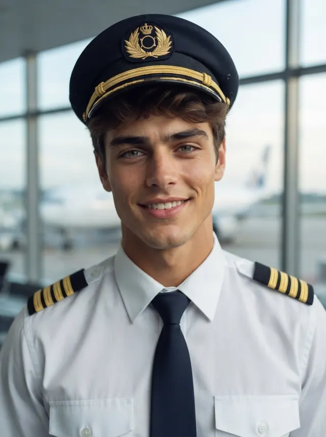 В форме пилота